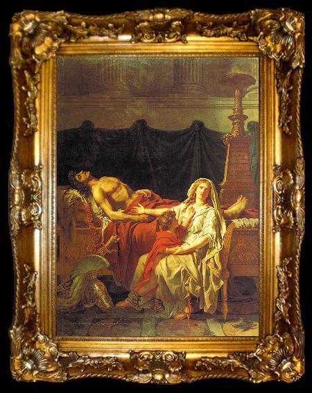 framed  Jacques-Louis David Andromache Mourning Hector, ta009-2